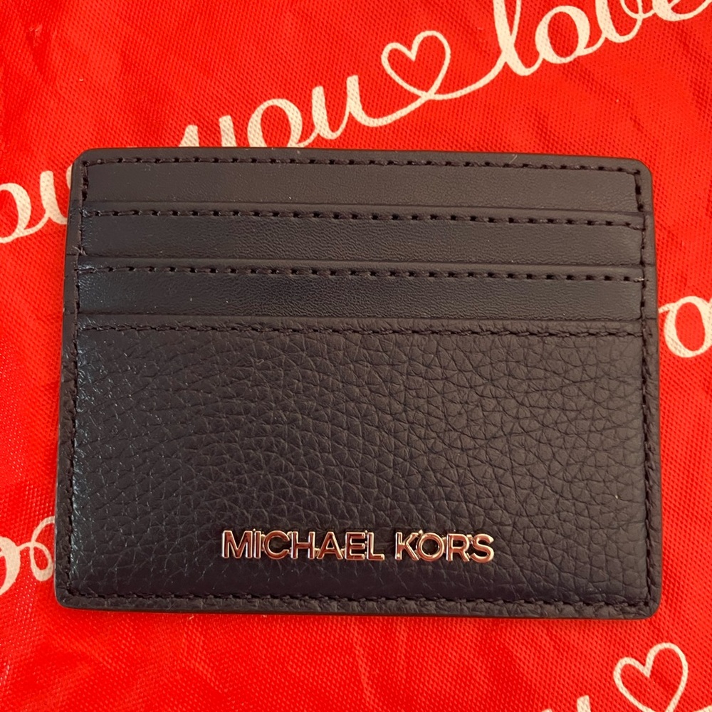 MICHAEL Michael Kors Blue Wallet with Sleek Design Navy blue NWT